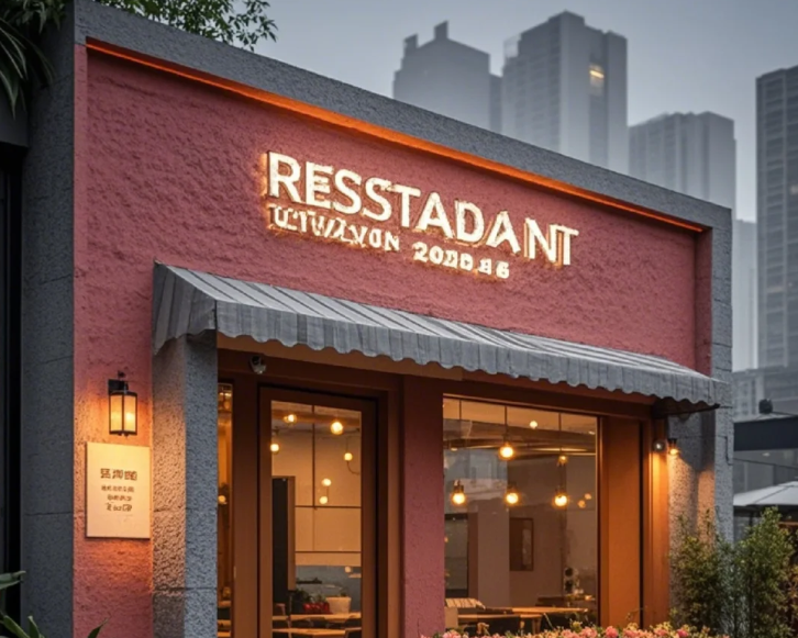 紅色門頭易褪色顯俗？3招破解落地難題