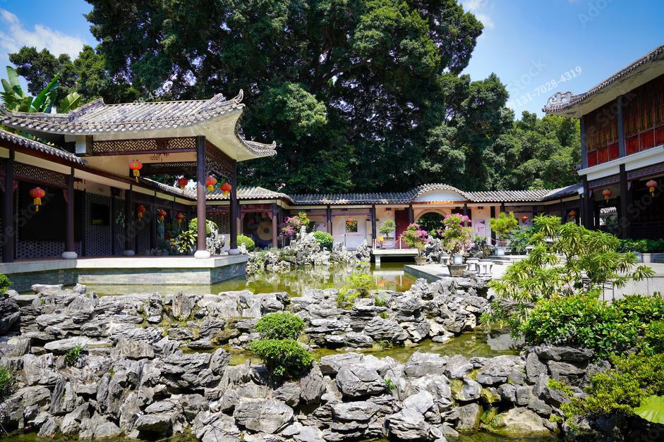 六角石雕涼亭落地難？太哲造型藝術解地產(chǎn)_園林痛點