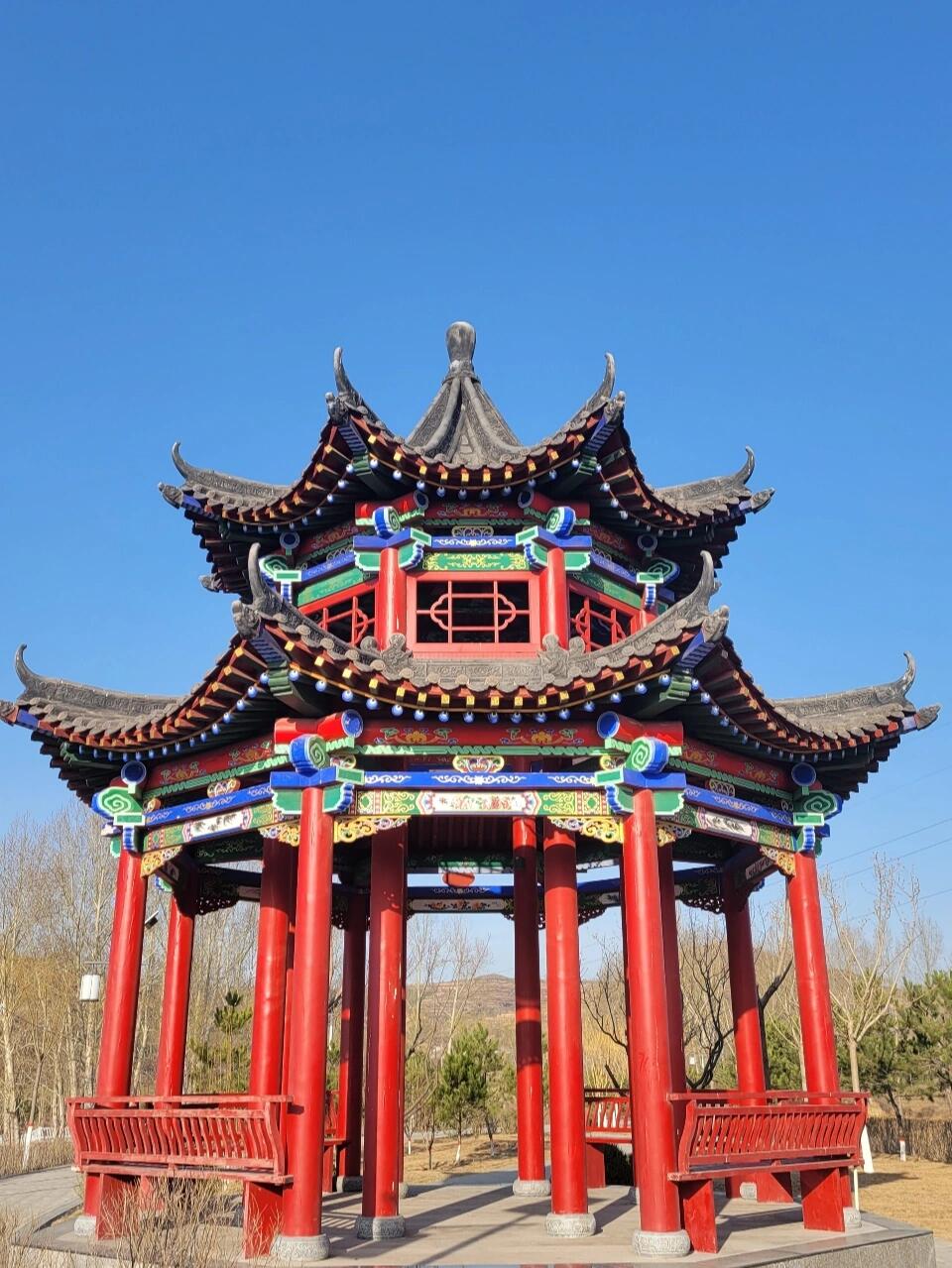 八角涼亭對稱技巧