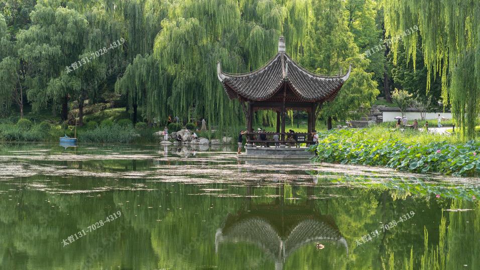 古建涼亭場景方案