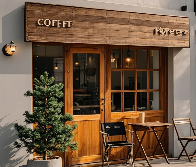 防腐木門頭易壞沒特色？2大場景搞定耐用與顏值