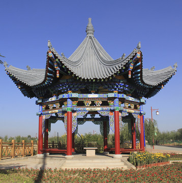 八角古建涼亭：古建元素還原難？這樣做實景如設(shè)計圖